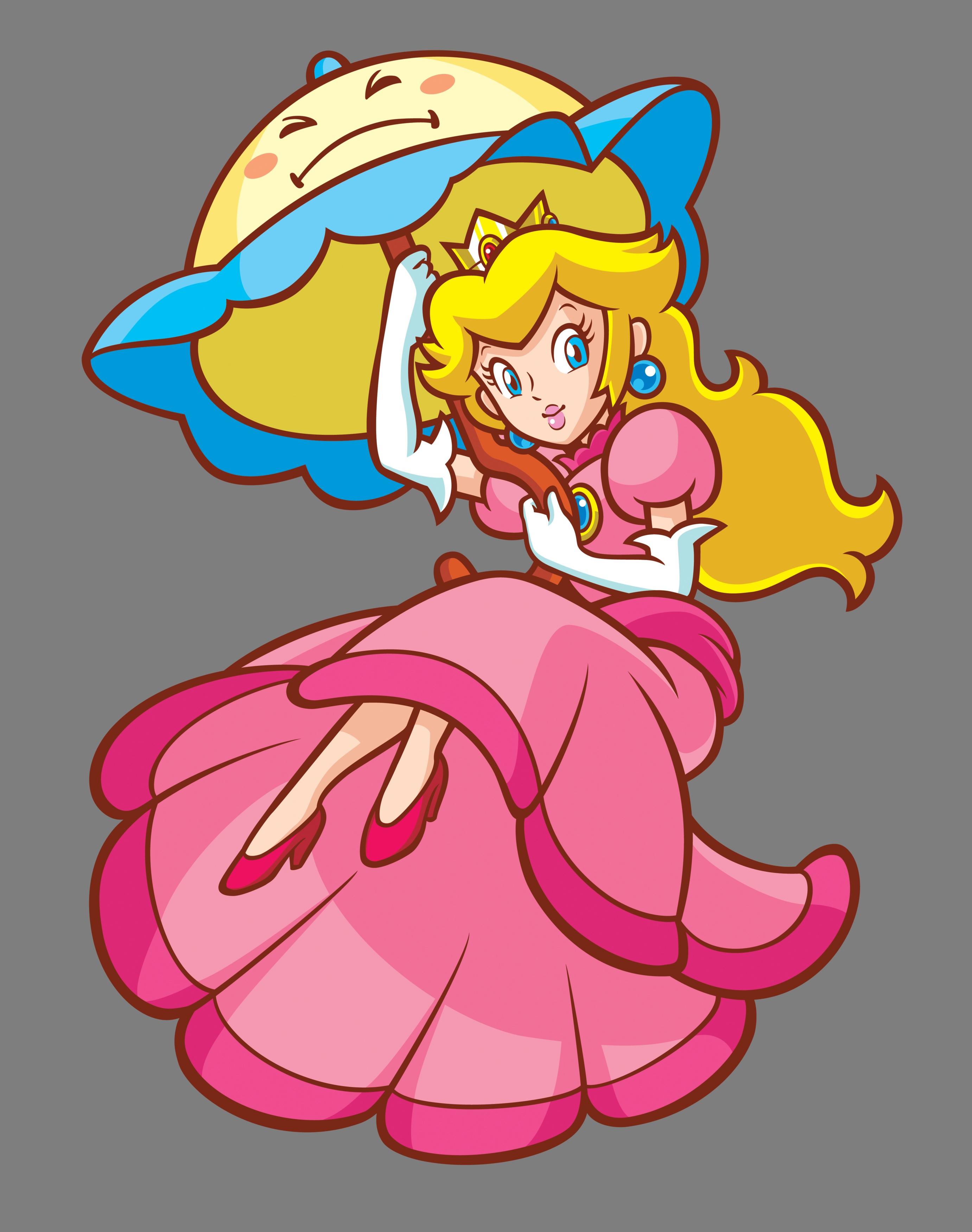 Transparent Princess Peach